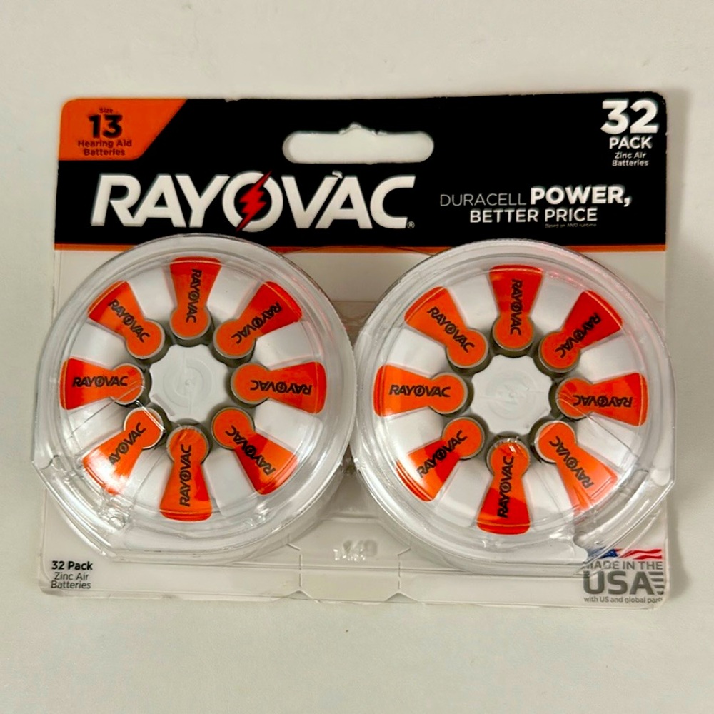 Rayovac Hearing Aid Batteries
